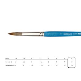 Renesans kör ecset, szintetikus mongúzimitáció J1099R-8