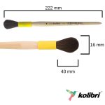 Moulder ecset no. 12 - műanyag hűvelyben - Kolibri 1110