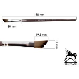 Ecset J1200FS/12 szintetikus vágott Renesans