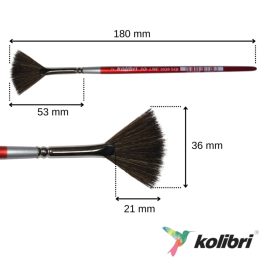 Ecset 3028SQI/2 legyező szintetikus Kolibri