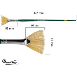 Munkácsy ecset, legyező sörte M430F-10