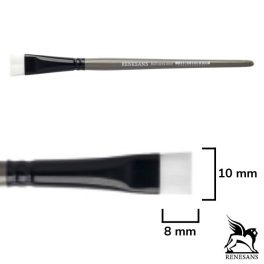 Renesans 8020 ecset szintetikus rövid sörtével, no.10
