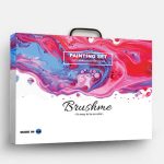 Számozott kifestő készlet Brushme - Bolygók parádéja