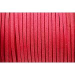 Hasított bőr (utánzat), 1,5 mm, sötét rózsaszín