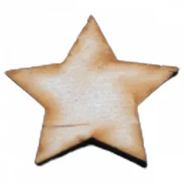 Fa csillag natúr 3cm 30db/csomag
