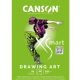 CANSON "XS'Mart Drawing Art" fehér rajzpapírtömb A4 150g/40ív