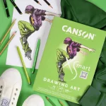CANSON "XS'Mart Drawing Art" fehér rajzpapírtömb A4 150g/40ív