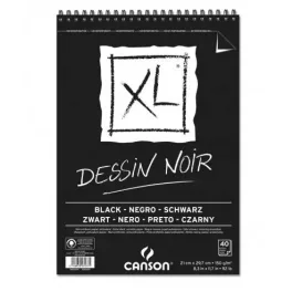   Canson "XL" Dessin Noir A4 fotókarton-tömb, 40lap