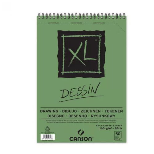 Canson "XL" Dessin A4 rajzpapír-tömb, 50lap