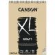 Canson "XL" Kraft A3 rajzpapír-tömb, 60 lap