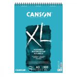 CANSON XL AQUARELLE akvarelltömb 300g/m2, 30 ív - A3 