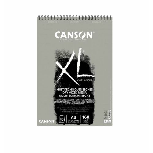 Canson "XL" Sand Grained A3 pasztellpapír-tömb, 40lap