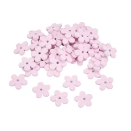 Fa virág pink 2,5cm 50db/csomag