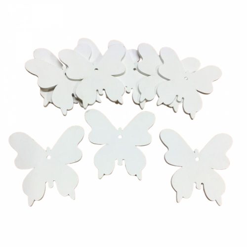 Fa pillangó fehér 10db/csomag 