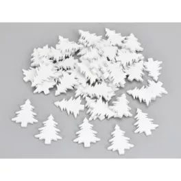 Fa fenyőfa fehér 2,5x3cm 50db/csg
