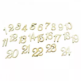 Natúr fa - Adventi számok  24db/cs 2cm