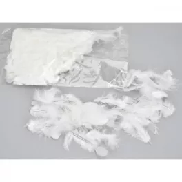 Madártoll fehér 7-8cm - 10g