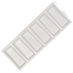 Paletta porcelánból akvarellhez méret: 200x60x20mm