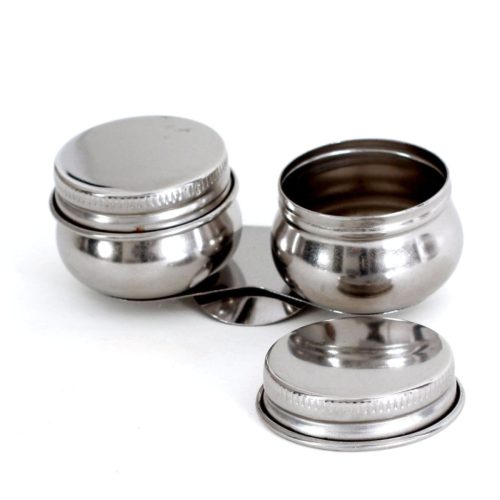 Palettaszilke dupla fém - csavaros kupakkal