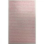 Öntapadós gyöngy, gyöngyház rózsa 3mm - 667db/csg