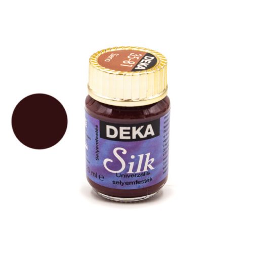 Deka Silk selyemfesték 25ml, sziéna