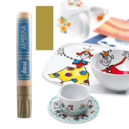 Porcelánfilc - Armerina 6ml, DARWI - 050 arany
