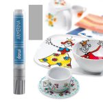 Porcelánfilc - Armerina 6ml, DARWI - 080 ezüst