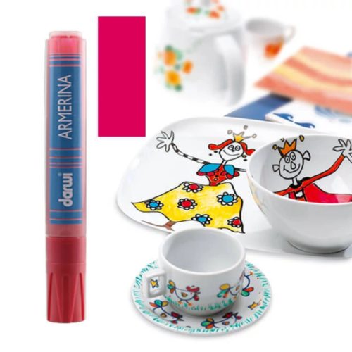 Porcelánfilc - Armerina 6ml, DARWI - 420 kármin