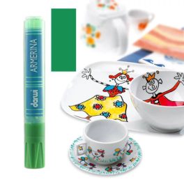 Porcelánfilc - Armerina 6ml, DARWI - 642 zöld