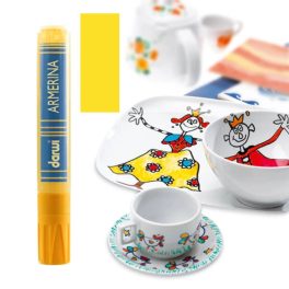 Porcelánfilc - Armerina 6ml, DARWI - 720 sárga
