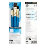 Daler Rowney Simply ecsetkészlet 5db-os teveszőr, rövid nyéllel