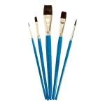 Daler Rowney Simply ecsetkészlet 5db-os teveszőr, rövid nyéllel