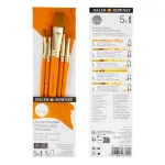 Daler Rowney Simply ecsetkészlet 5db-os szintetikus, rövid nyéllel