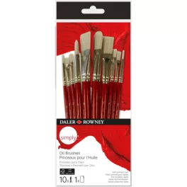 Daler Rowney SIMPLY olaj ecsetkészlet 10 db 