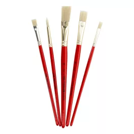   Daler Rowney Simply ecsetkészlet 5db-os, szintetikus, rövid nyéllel
