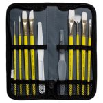 Daler Rowney Simply univerzális ecsetkészlet 10 db – vegyes technikához