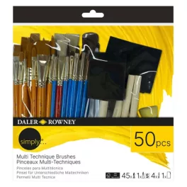 Daler-Rowney SIMPLY mixed media ecsetkészlet 50 db