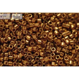 Delica gyöngy 11/0, DB0022L, világos bronz, 4g