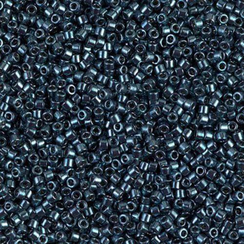 Delica gyöngy 11/0, DB0451, galvanizált sötét acél, 4g