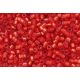 Delica gyöngy 11/0, DB0683, fél-matt ezüst közepű rubint piros, 4g