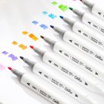 Deli kétvégű alkoholos filctoll készlet 24db-os Color Emotion