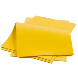 Dekorgumi napsárga, méret: A4