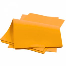 Dekorgumi okkersárga, méret: A4