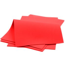 Dekorgumi piros, méret: A4