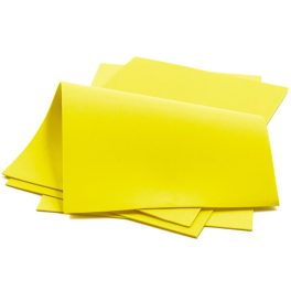 Dekorgumi citromsárga, méret: A4