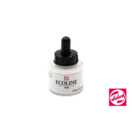   Talens Ecoline folyékony akvarell festék koncentrátum, 30ml, 100 - white