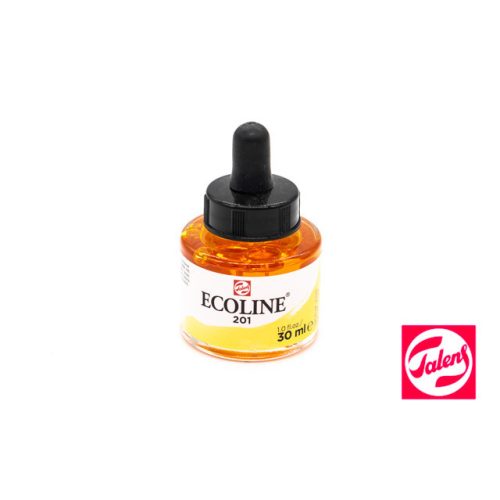 Talens Ecoline folyékony akvarell festék koncentrátum, 30ml, 201 - light yellow