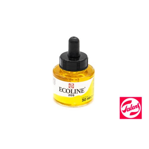 Talens Ecoline folyékony akvarell festék koncentrátum, 30ml, 205 - lemon yellow (primary)