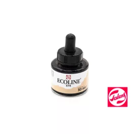   Talens Ecoline folyékony akvarell festék koncentrátum, 30ml, 374 - pink beige