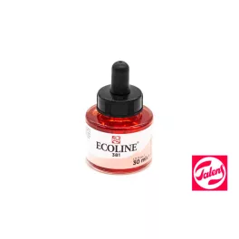   Talens Ecoline folyékony akvarell festék koncentrátum, 30ml, 381 - pastel red